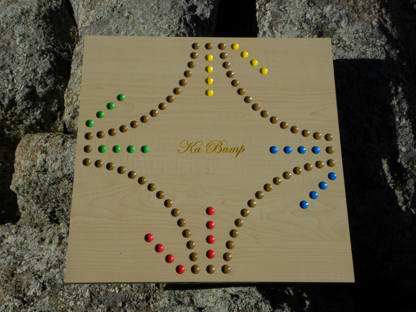 Ka Bump Board Game with Marbles