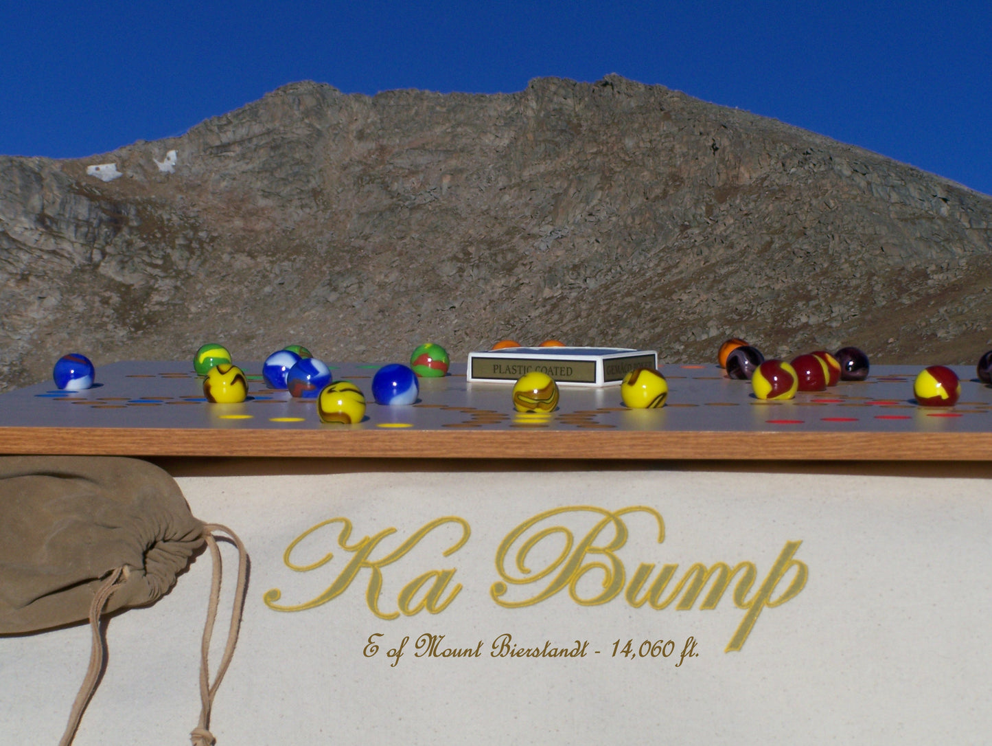 Ka Bump Board Game with Marbles