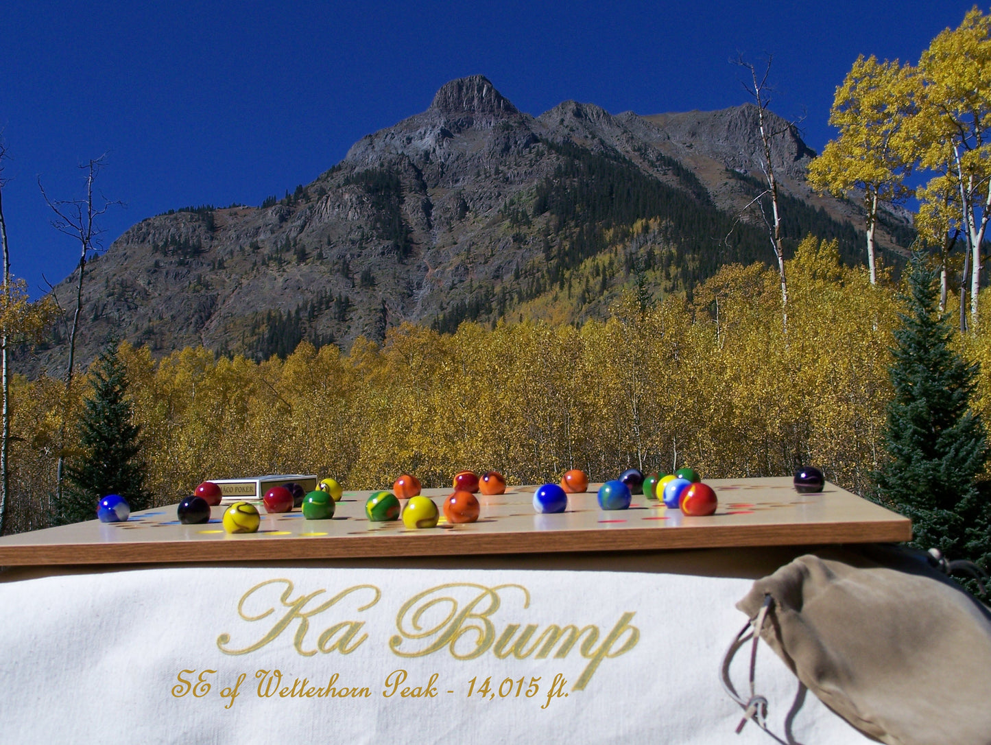 Ka Bump Board Game with Marbles